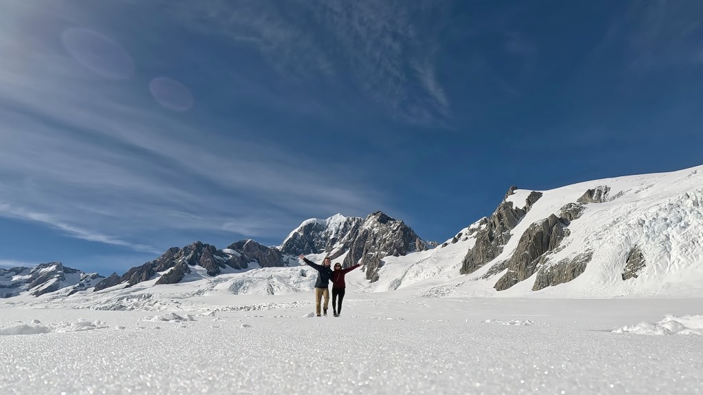 Cruzamos a la isla sur de NZ: lagos, cascadas, playas… ¡y hasta&nbsp;glaciares!